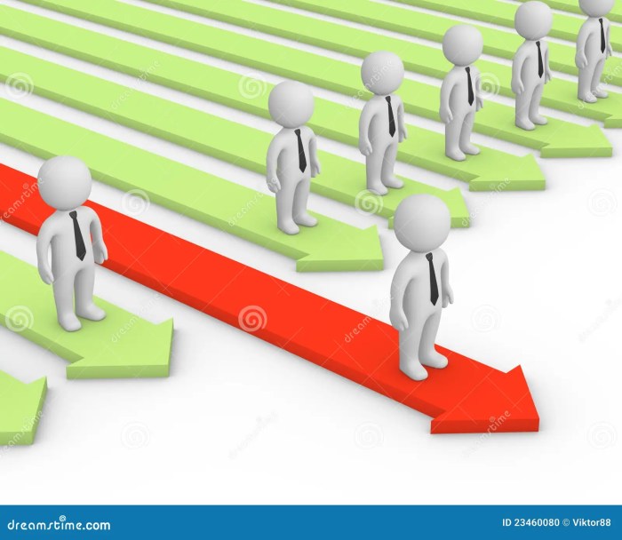 Competitive advantage stock illustration. Illustration of individuality ...